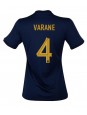 Frankrike Raphael Varane #4 Replika Hemmakläder Dam VM 2022 Kortärmad